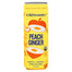 Wildwonder - Peach Ginger Prebiotic + Probiotic Sparkling Drinks, 355ml 