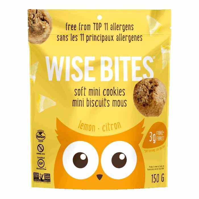 Wise Bites - Soft Mini Cookies - Lemon, 150g