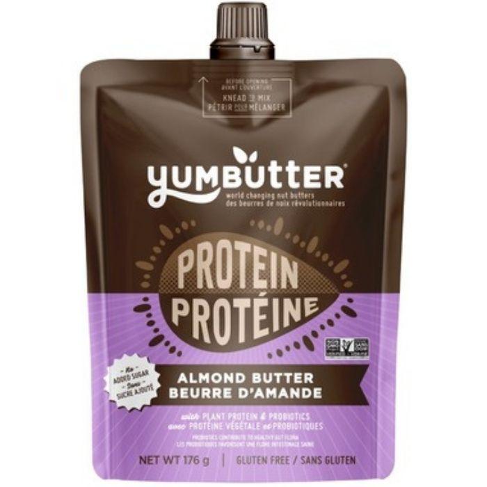 Yumbutter - Protein Almond Butter With Probiotics, 176g - front