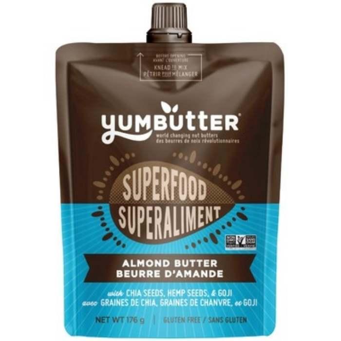 Yumbutter - Superfood Almond Butter, 176g - front