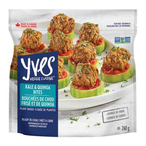Yves - Veggie Cuisine Kale & Quinoa Bites Approximately 18 Pieces, 260g