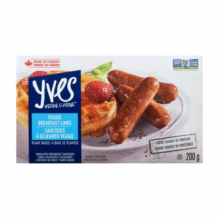 Yves - Veggie Cuisine Simulated Breakfast Sausages Veggie Breakfast Links, 200g