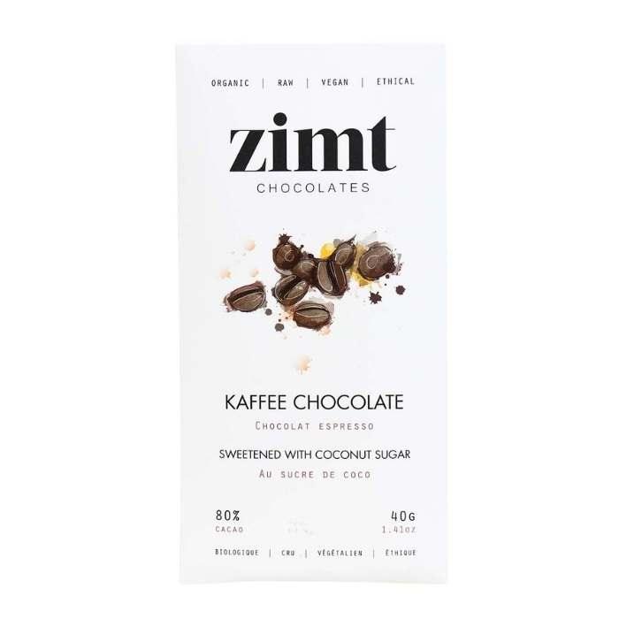 Zimt Chocolates - 80% Raw Vegan Chocolate Bars - Kaffee