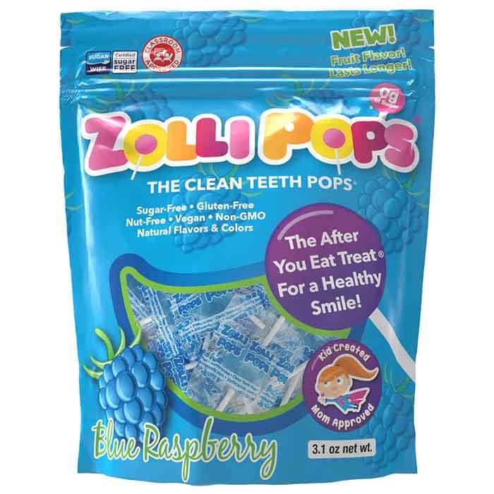Zolli Candy - Zollipops , Blue Raspberry (88g)