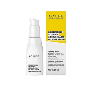 Acure – Brightening Vitamin C Facial Serum, 1 oz