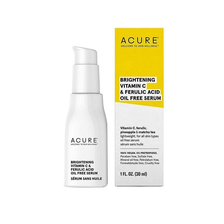 Acure – Brightening Vitamin C Facial Serum, 1 oz- Pantry 1