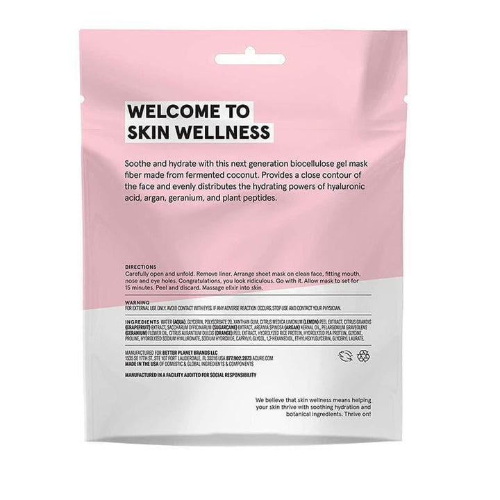 Acure – Seriously Soothing Biocellulose Gel Mask, 0.67 oz- Pantry 2