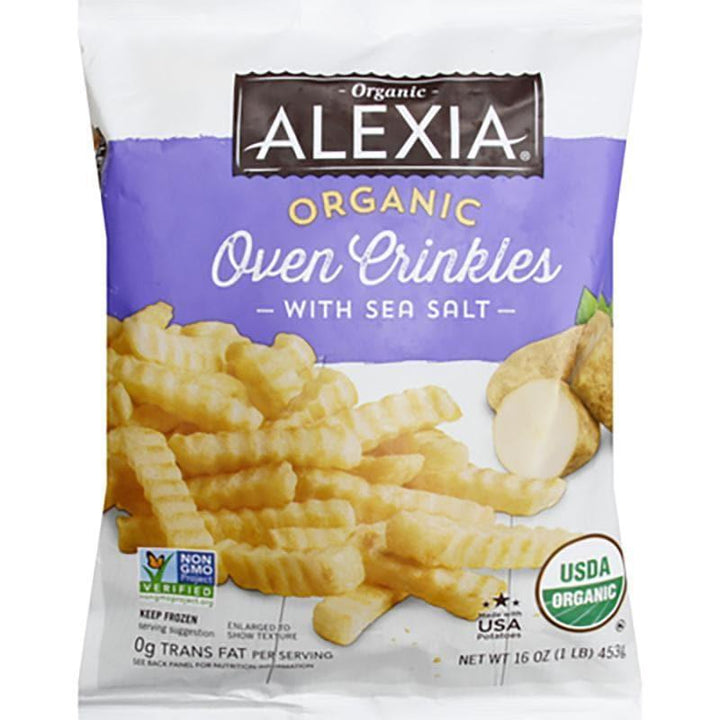 Alexia - Organic Crinkle Cut Fries with Sea Salt, 16 oz- Pantry 1