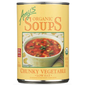 Amy’s - Chunky Vegetable Low Fat Soup, 14.3 Oz