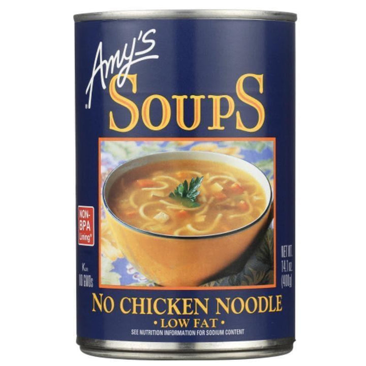 Amy’s - No Chicken Low Fat Noodle Soup, 14.1 Oz- Pantry 1