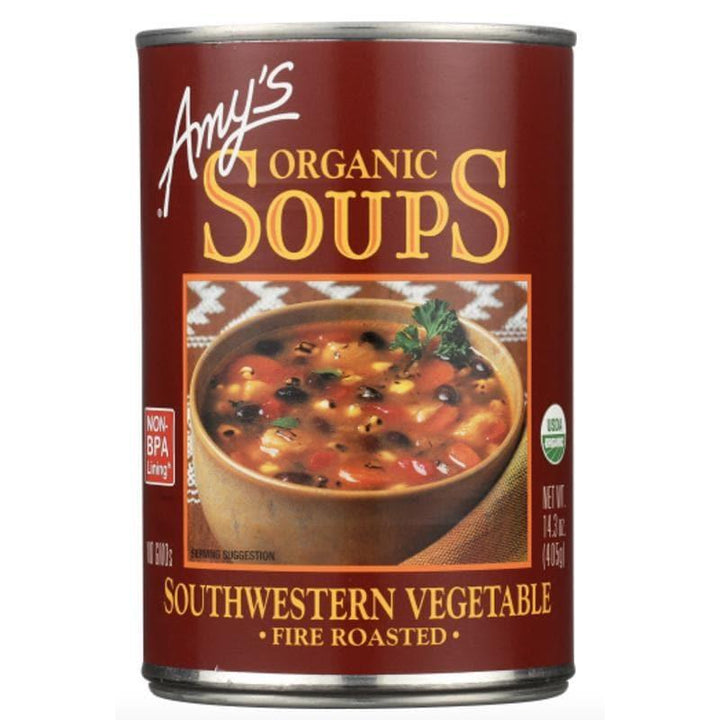 Amy's - Southwestern Fire Roasted Vegetable Soup, 14.3 Oz- Pantry 1
