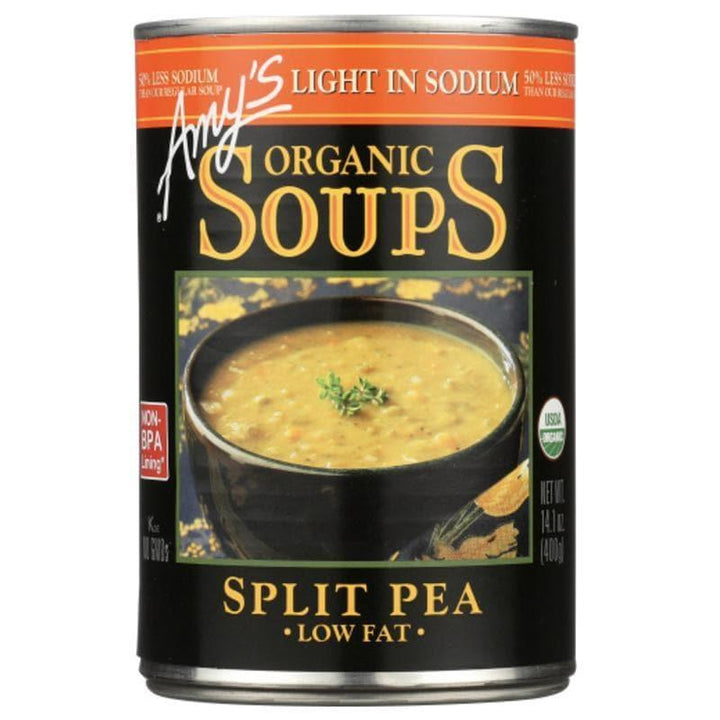Amy’s - Split Pea Low Fat Soup, 14.1 Oz- Pantry 1