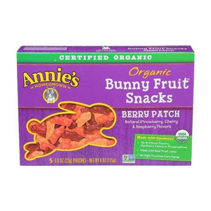 Annie’s Homegrown - Bunny Fruit Snacks - Berry Fruit, 5ct