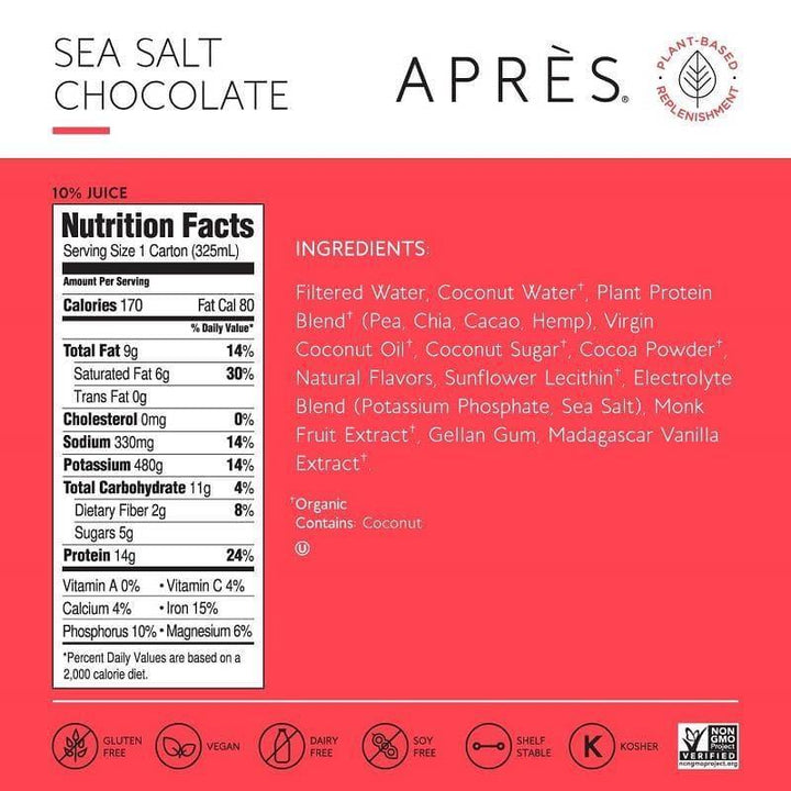 Apres – Sea Salt Chocolate, 11 oz- Pantry 2