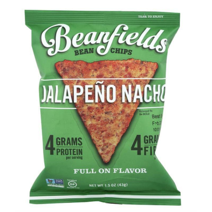Beanfields - Jalepeno Nacho Bean Chips, 1.5 Oz- Pantry 1