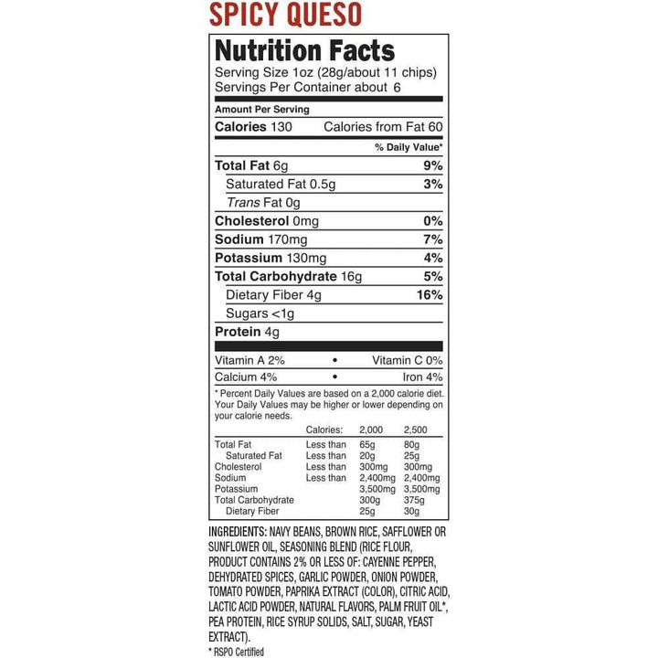 Beanfield’s - Spicy Queso Bean Chips, 5.5 Oz- Pantry 2