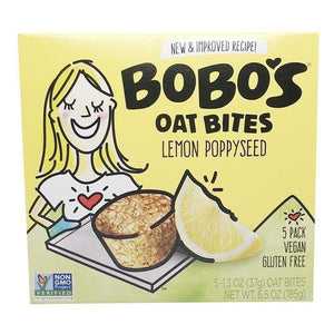 Bobo’s – Lemon Poppyseed Oat Bites, 6.5 Oz