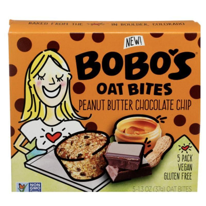 Bobo’s – Peanut Butter Chocolate Chip Oat Bites, 6.5 Oz- Pantry 1