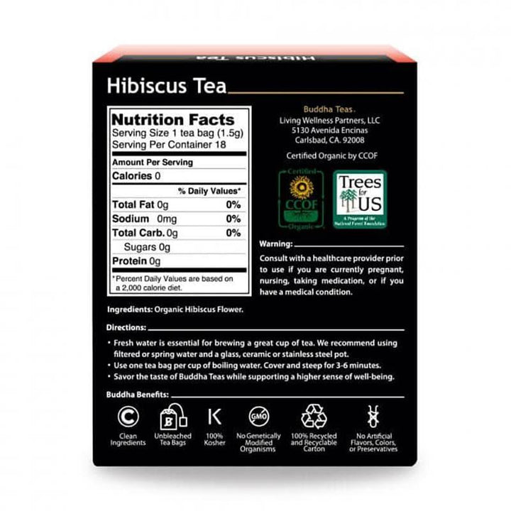 Buddha Teas – Hibiscus Tea, 0.96 Oz- Pantry 2