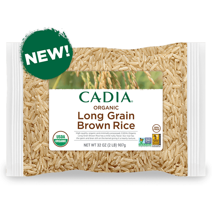 Cadia - Brown Long Grain Rice, 32 oz- Pantry 1