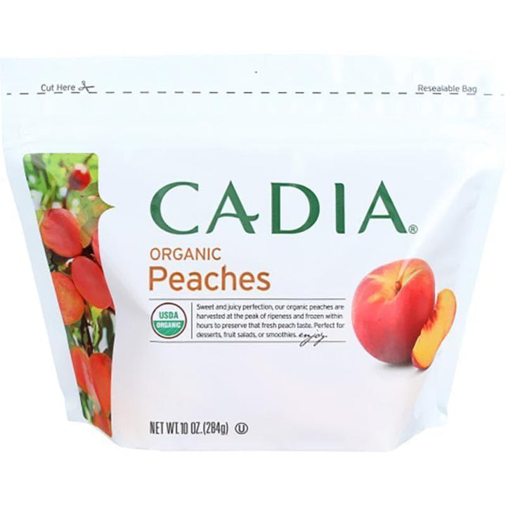 Cadia - Organic Frozen Peaches, 10 oz- Pantry 1
