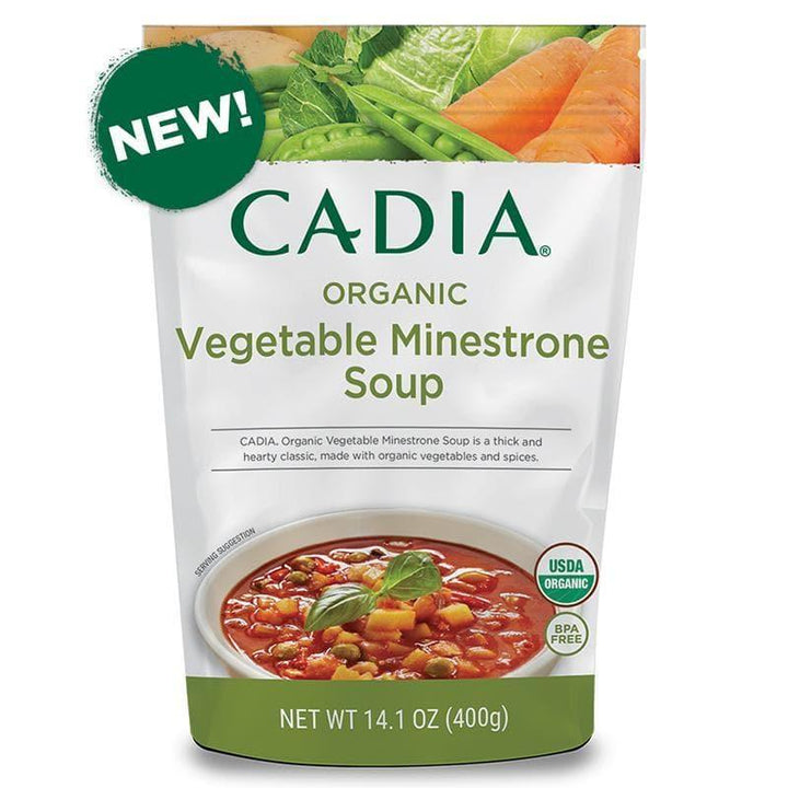 Cadia – Organic Vegetable Minestrone Soup, 14.1 oz- Pantry 1