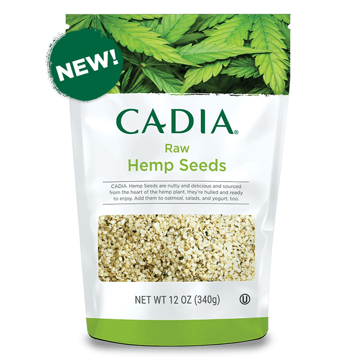 Cadia – Raw Hemp Seeds, 12 oz- Pantry 1
