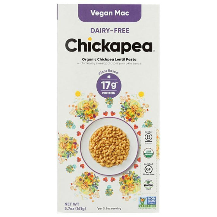 Chickapea – Chickpea Lentil Mac N Cheese Pasta, 6 oz- Pantry 1