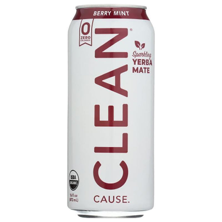 Clean Cause – Yerba Mate Berry Mint Zero Calorie, 16 oz- Pantry 1