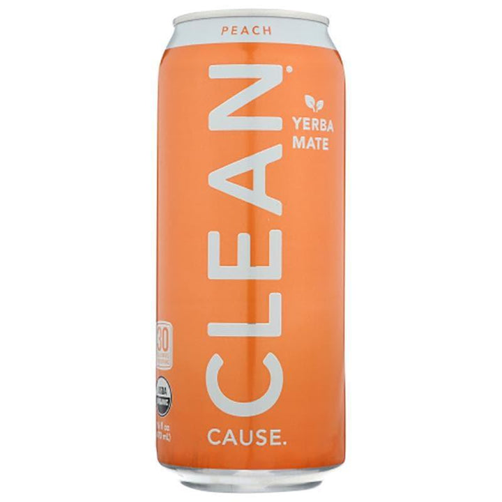 Clean Cause – Yerba Mate Peach, 16 oz- Pantry 1