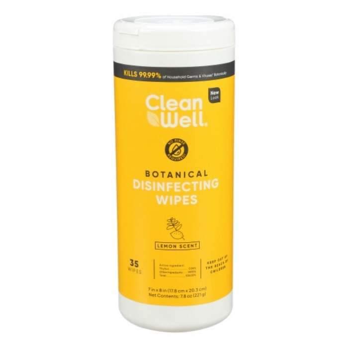 CleanWell – Disinfecting Wipes – Lemon- Pantry 1
