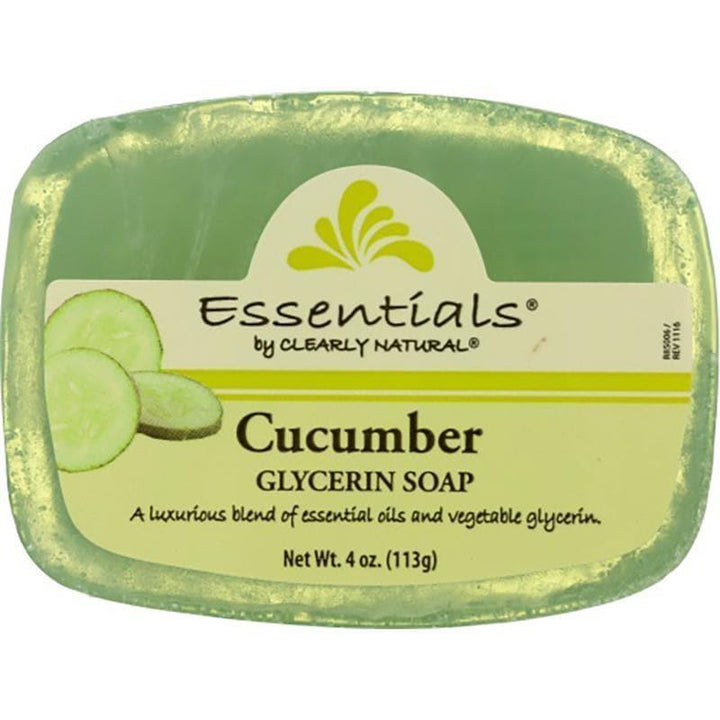 Clearly Natural - Cucumber Glycerin Soap Bar, 4 Oz- Pantry 1