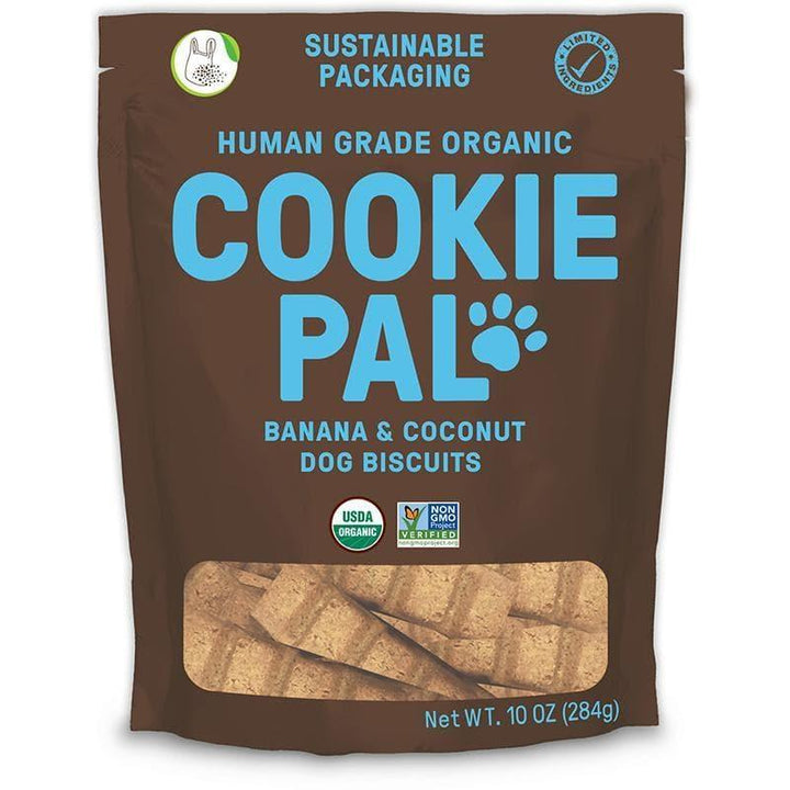 Cookie Pal – Banana & Coconut Dog Biscuits, 10 Oz- Pet Products 1