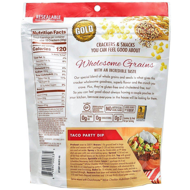 Crunchmaster - Multi-seed Crackers Original, 4 Oz | Pack Of 6- Pantry 2