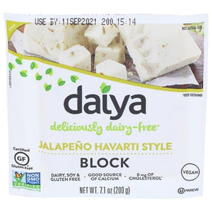 Daiya - Jalapeno Garlic Harvarti Style Cheese Block, 7.1 oz