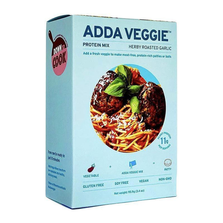 Down to Cook – Adda Veggie Protein Mix Herby Roasted Garlic, 3.2 oz- Pantry 1