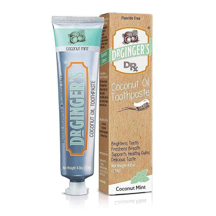 Dr. Gingers Healthcare Pro – Toothpaste Coconut Oil, 4 oz- Pantry 1