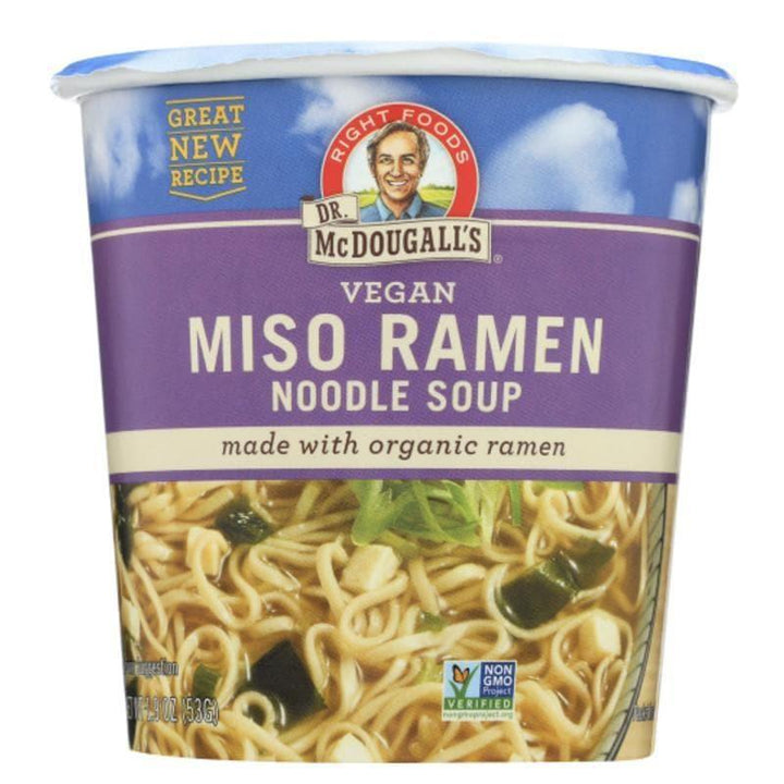 Dr Mcdougall’s – Miso Ramen Noodle Soup, 1.9 Oz- Pantry 1
