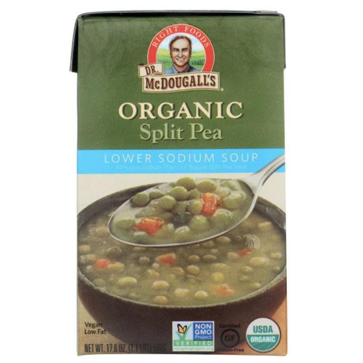 Dr Mcdougall's - Split Pea Lower Sodium Soup, 17.6 Oz- Pantry 1