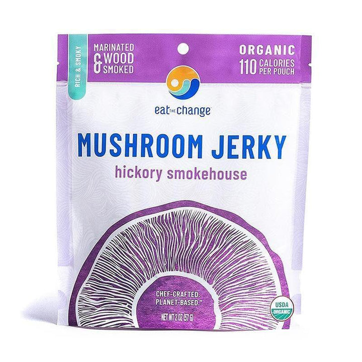 Eat the Change – Hickory Smokehouse Mushroom Jerky, 2 oz- Pantry 1