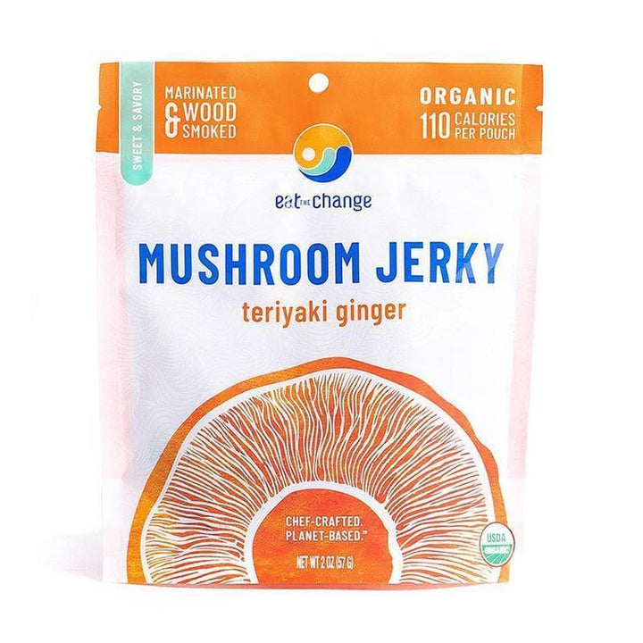 Eat the Change – Teriyaki Ginger Mushroom Jerky, 2 oz- Pantry 1