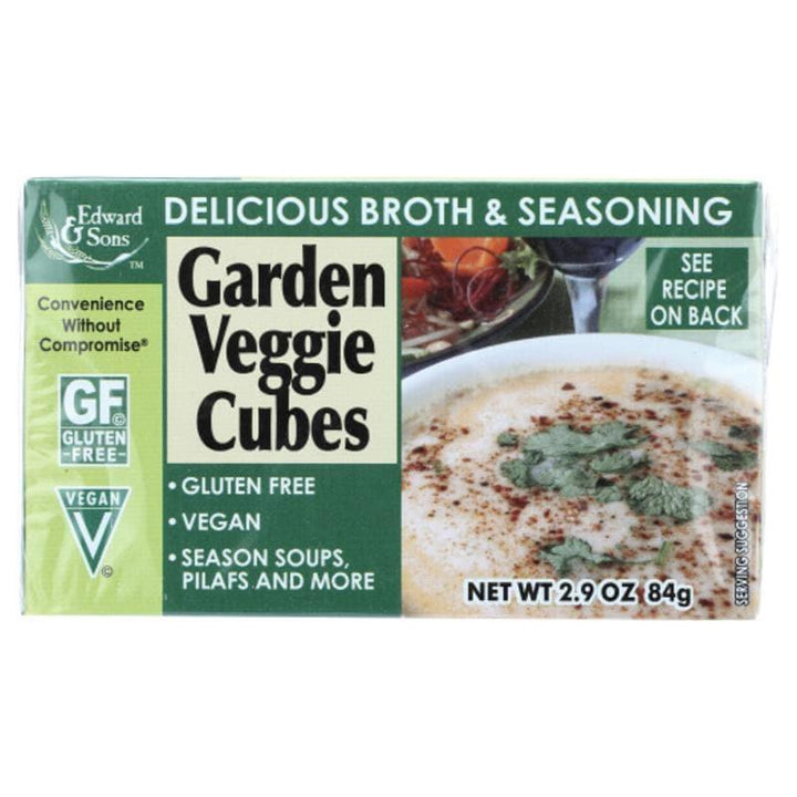 Edward & Sons - Garden Veggie Cubes Broth, 2 Oz- Pantry 1