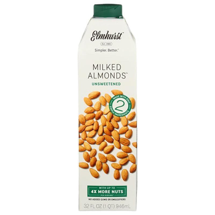 Elmhurst - Unsweetened Almond Milk, 32 oz- Pantry 1