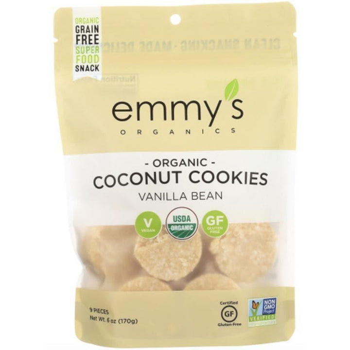 Emmy's Organics - Coconut Cookies Vanilla Bean, 6 Oz- Pantry 1