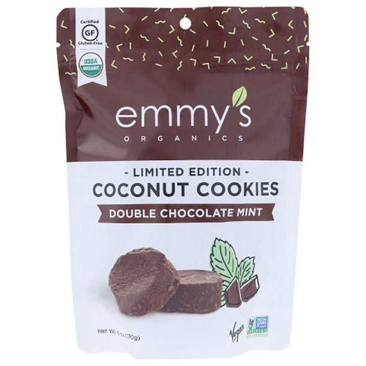Emmy’s Organics – Cookies Double Chocolate Mint, 6 oz- Pantry 1