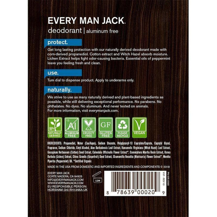 Every Man Jack – Signature Deodorant, 3 Oz- Pantry 2