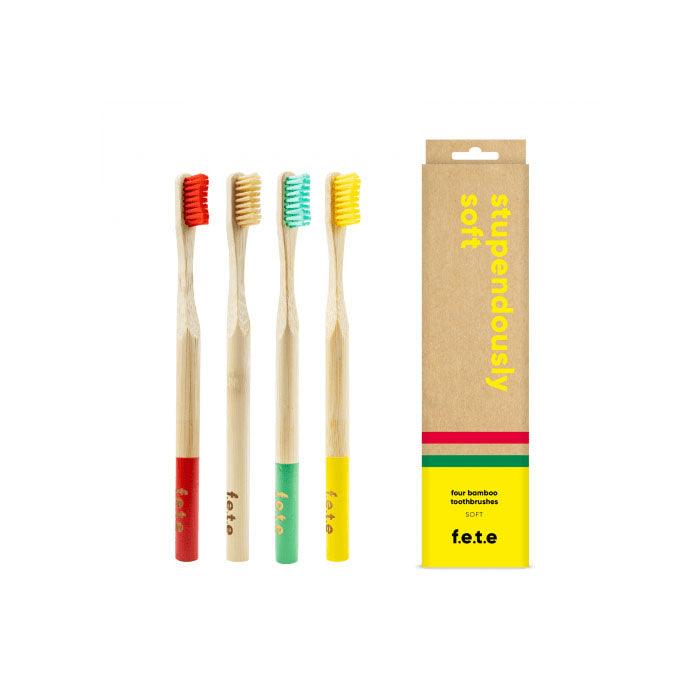 f.e.t.e. - Bamboo Toothbrush Multipacks Stupendously Soft