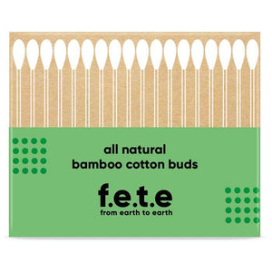 f.e.t.e. - Eco-Friendly Bamboo Cotton Buds, 100ct