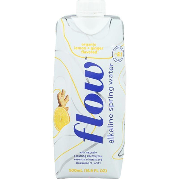 Flow Water - Lemon + Ginger, 16.9 Oz- Pantry 1