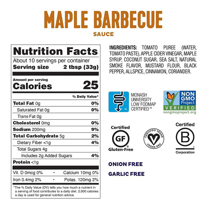 Fody Food Co – BBQ Sauce Maple, 12 oz- Pantry 2